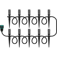 Vonroc Irrigation System – 3 sprinkler modes: drip, spray & mist | Incl. 15m hose