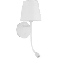 Lyora Lampe de chevet Nia blanc