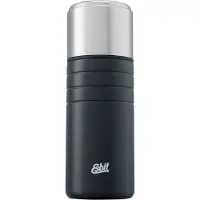 Esbit MAJORIS Bouteille isolante en acier inoxydable avec gobelet à double paroi en acier inoxydable, 0.75L, Noir
