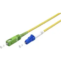 Goobay Câble à fibres optiques (FTTH), monomode (OS2) Jaune, (Simplex), 3 m