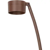 Lombardo Hasta R Borne / Lampadaire de Jardin 2700K | Corten IP66 Ampoule Incluse