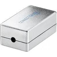 Goobay Boîtier de connexion réseau/boîtier de raccordement LSaCat 5e/STP argent (Bulk)