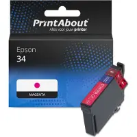PrintAbout Cartouche compatible pour Epson 34 (C13T34634010) - Magenta