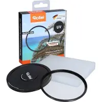 Rollei Filtre rond F:X Pro UV 77 mm (77 mm, Filtre UV), Filtre photo, Noir, Transparent