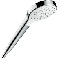 Hansgrohe Croma Select S douchette à main 1 jet EcoSmart 7 l/ min, blanc/ chrome, 26806400