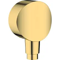 Hansgrohe - Fixfit - Coude De Raccordement S Avec Clapet Anti-retour, Aspect D'Or Poli 26453990
