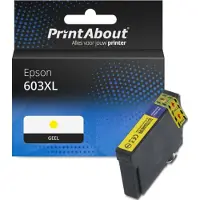 PrintAbout Cartouche compatible pour Epson 603XL (C13T03A44010) - Jaune - Grande capacité