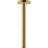 Hansgrohe HG raccord de plafond S DN 15, longueur 300mm polished gold optic