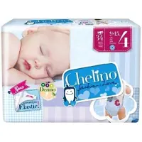 Chelino fashion & love Couches-culottes taille 4 9-15kg (34 pcs) (Taille 4, Pack, 34 pcs)