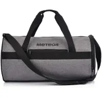 Meteor Sac de sport Sirin 25 litres, sac de sport pour l'entraînement, sac de voyage, sac de sport, sac de musculation, sac de fitness, gris chiné/noir