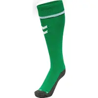 Hummel Chaussettes de sport 'Core' vert / noir chiné / blanc