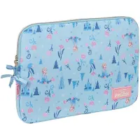 Disney Frozen Housse pour ordinateur portable Ice magic bleu 15,6'' 39,5 x 27,5 x 3,5 cm