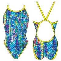 Turbo Dots Revolution Swimsuit Bleu 5-6 Years Fille