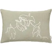 Ferm Living Vuelo Cushion Coussin Elm Green