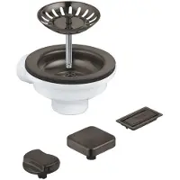 GROHE Ablaufgarnitur mit Exzenter für Küchenspülen mit 1 Becken (Ensemble de drainage)