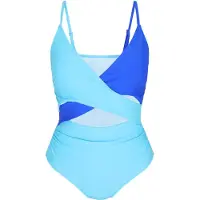 Nascita Maillot de bain bleu / bleu clair