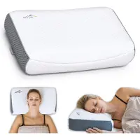 Best Life Oreiller de tête - Oreiller ergonomique en mousse à mémoire de forme - Oreiller de sommeil - Oreiller