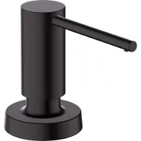 Hansgrohe Distributeur de liquide vaisselle/lotion A51, version encastrable, noir mat
