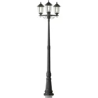 LINDBY Luminaires d'extérieur , Nane, dimmable, Noir, Plastique, Ancien