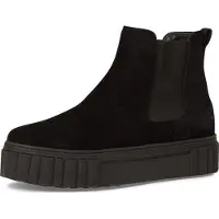 Tamaris Femme Bottine moderne Chelsea Boot semelle large 1-25460-41, Taille:41 EU, Couleur:Noir