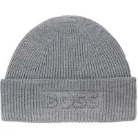 BOSS Alogo 10263472 Beanie Gris Homme