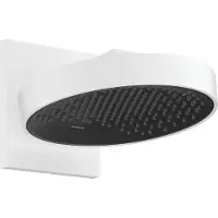 Hansgrohe Douche de plafond Rainfinity 250, 1 jet, avec raccord mural, finition blanc mat