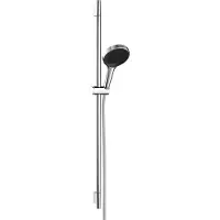 Hansgrohe Ensemble de douche , Rainfinity, 3jet, barre de 90 cm, flexible de 160 cm, chromé, 1 pièce.
