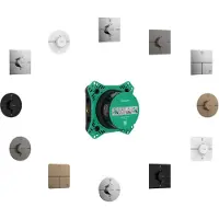 Hansgrohe Showerselect Comfort Q thermostat de douche encastré Brushed Bronze