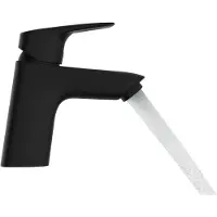 Hansgrohe Logis 70 robinet de lavabo bas Noir Mat
