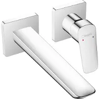Hansgrohe Logis Mitigeur de lavabo Fine, encastré, saillie 206mm, vidage non verrouillable, 71256000