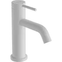 Hansgrohe robinet de lavabo monocommande Tecturis S, finition blanc mat, avec technologie CoolStart EcoSmart+ et bonde à coulisseur