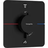 Hansgrohe Showerselect Comfort Q Robinet de baignoire encastré 2 évacuations noir mat