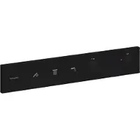 Hansgrohe robinet thermostatique encastré RainSelect pour 3 points de puisage, finition noir mat