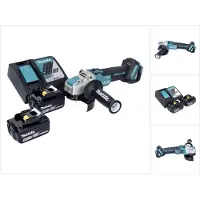 Makita DGA521RGX1 Meuleuse d'angle sans fil 125 mm 18V - X-LOCK Brushless + 2x Batteries 6,0 Ah + Chargeur