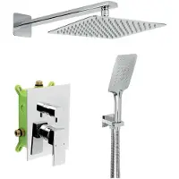 Novaservis bord sans arête - inbouw doucheset, chroom