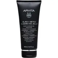 Apivita Cleansing Gel Black Detox 150ml . Caractéristiques du produit : Pulizia : Gel Tipo di Pelle : Tutti i tipi di Pelle