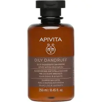 Apivita Dandruff, Shampooing antipelliculaire pour pellicules grasses, 250 ml