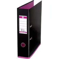 Pierre by Elba Chemise myColour, largeur du dos : 80 mm, noir-rose DIN A4, couverture extérieure (A4, 80 mm, 1 pcs)
