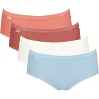 Sloggi Slip bleu ciel / saumon / merlot / blanc