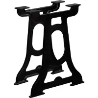 vidaXL Pieds de table de salle à manger 2 pcs. Piètement en Y en fonte
