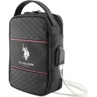 U.s. polo assn. , sac Middle Stripe, noir