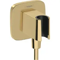 Hansgrohe HG Raccord mural FixFit Q avec support de douche polished gold optic