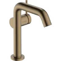 Hansgrohe robinet de lavabo monocommande Tecturis S, finition bronze brossé, technologie CoolStart et EcoSmart+, sans bonde, hauteur 150 mm