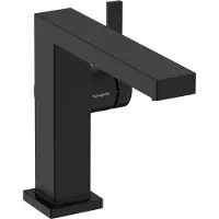 Hansgrohe Tecturis E Mitigeur lavabo monotrou 110 Fine CoolStart EcoSmart+ sans garniture de vidage, noir mat
