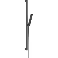 Hansgrohe Pulsify E Set de douche 100, 1 jet EcoSmart, avec barre de douche 90 cm, 24380 (1 Type de jet, 8 l/min)