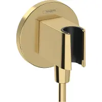 Hansgrohe - Support pommeau de douche HANSFixFit S aspect doré poli - Jaune