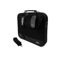 Nilox HARD BAG 15.6" + SOURIS NXMOS5156BK (16", Universel), Sac pour notebook, Noir