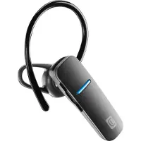 Cellularline Bluetooth Mono Black Casque ergonomique pour la voiture et le bureau - 7h d'autonomie