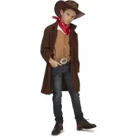 MOM Cowboy Kids Costume Marron 5-6 Years Enfants
