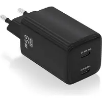 Aisens Chargeur mural ASCH-65W2P040-BK noir multicolore 65 W (1 pièce)